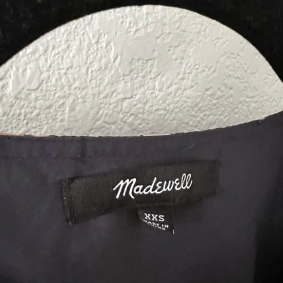 Madewell Drawstring Faux-Wrap Mini Dress in Daisy Reverie - Picture 5 of 8